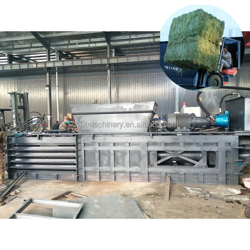 Capacidad de 400-500 kg Bolsas hidráulicas cuadradas de heno 2620*2140*3390MM Máximo Capacidad 5 toneladas/h