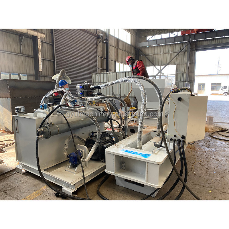 1200 KG de capacidad Máquina hidráulica de fabricación de aserrín y bloques de turba de coco para la maceta de coco