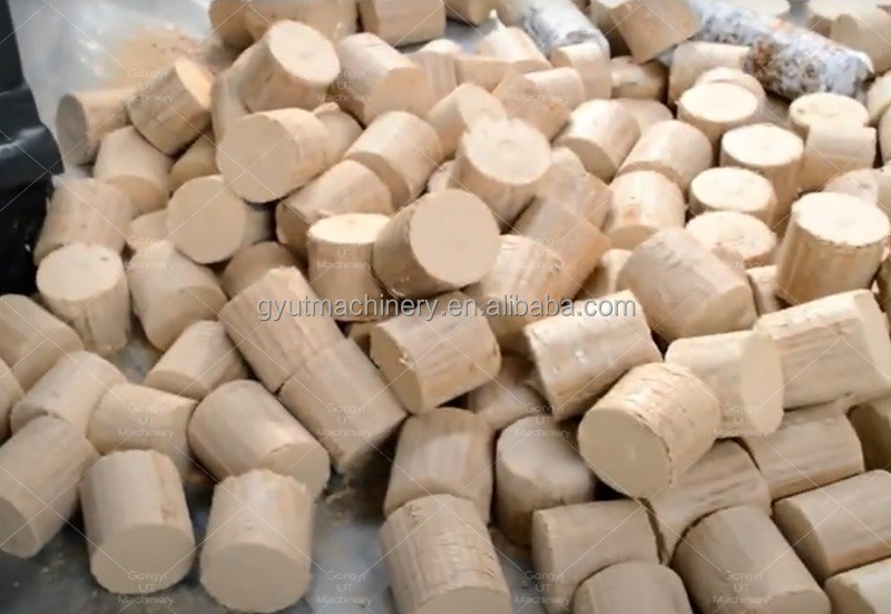 Hexagonal Forma de la biomasa de la madera de la sierra de la rama del carbón de la madera de la máquina de briquetas para en España