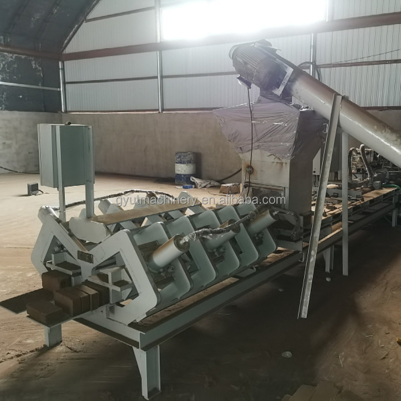 Máquinas de fabricación de bloques de turba de coco para animales con accionamiento eléctrico Sistema de producción de ropa de cama