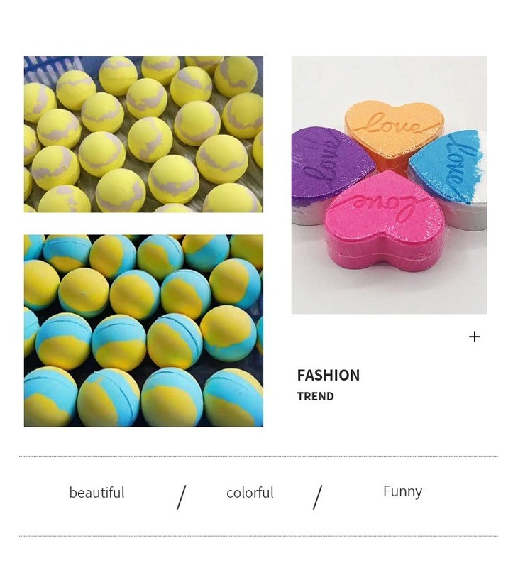 Máquina de moldeado de presión de sal de baño en forma de corazón de 40 mm para hotel spa