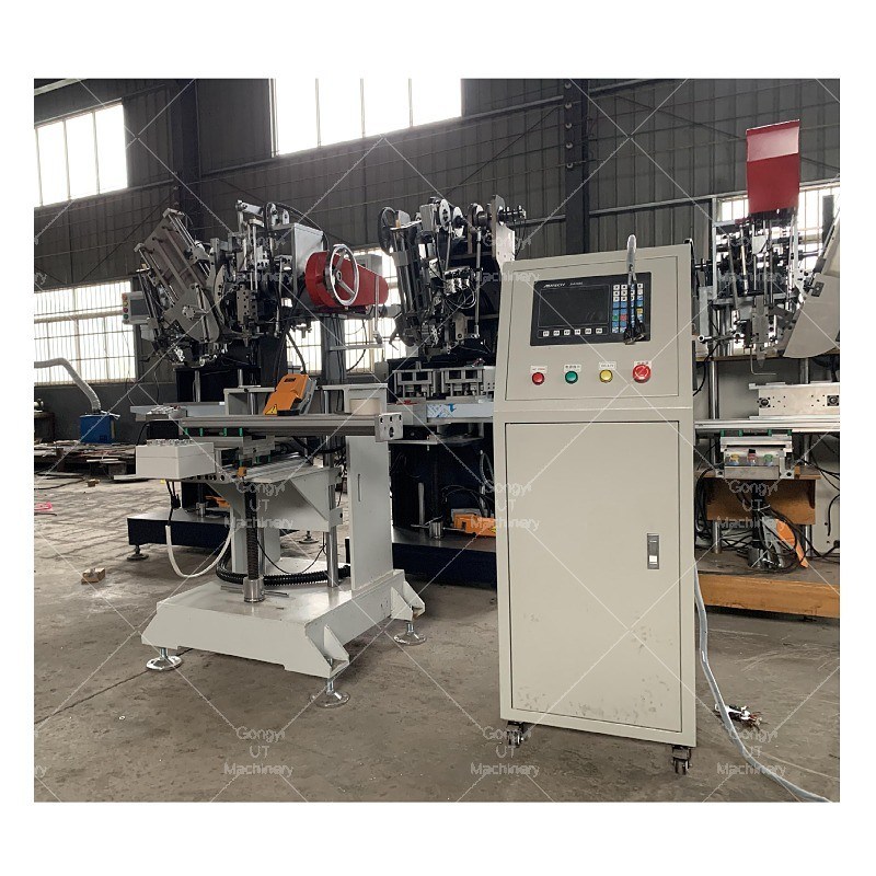 Máquina de fabricación de escobas multifunción de 5 ejes de alta capacidad de voltaje automático 220v/380v
