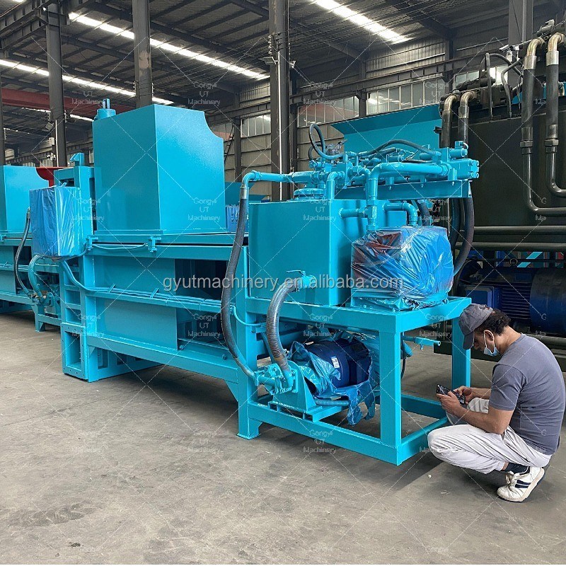 80-120 Balas Capacidad Baling Prensa Machie La mejor solución para las chapas de madera Cama