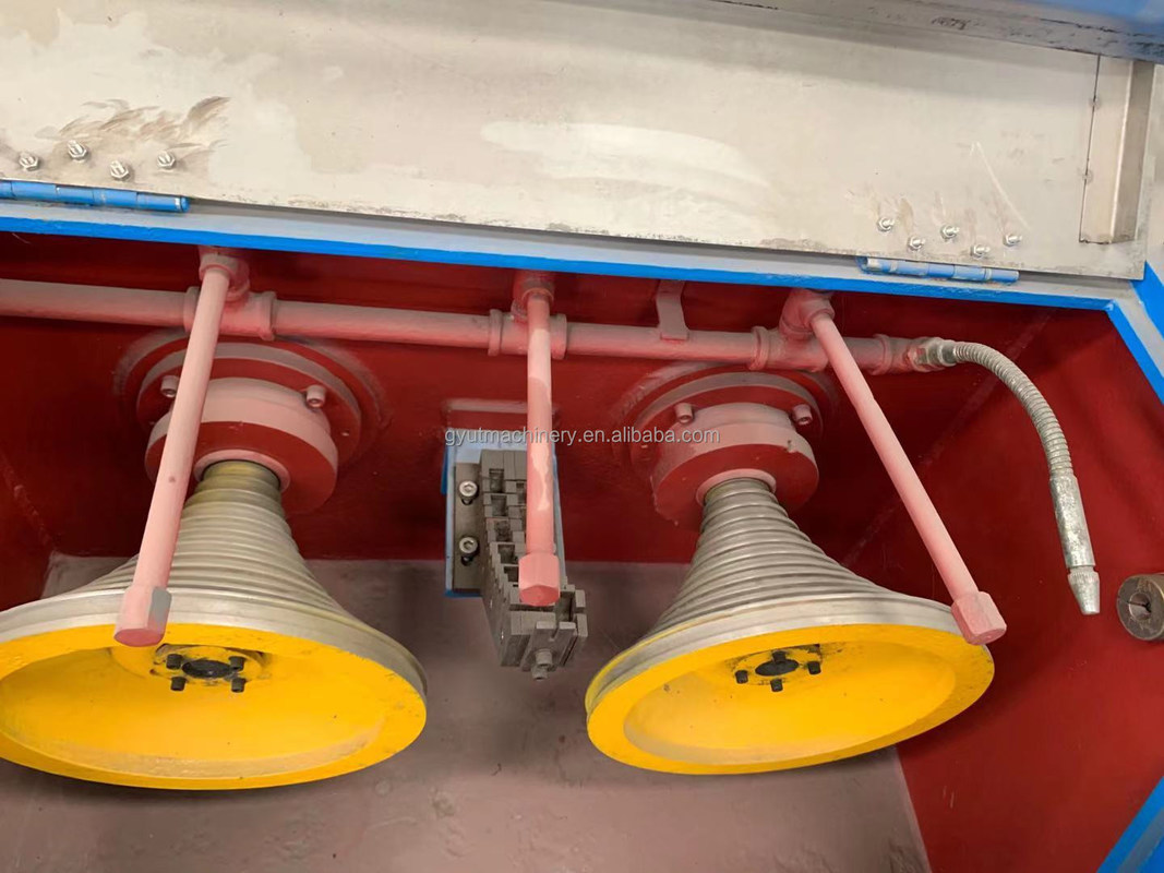 Máquina de dibujo de alambre de acero bajo en carbono con recubrimiento de carburo de tungsteno y motor de 7.5kw