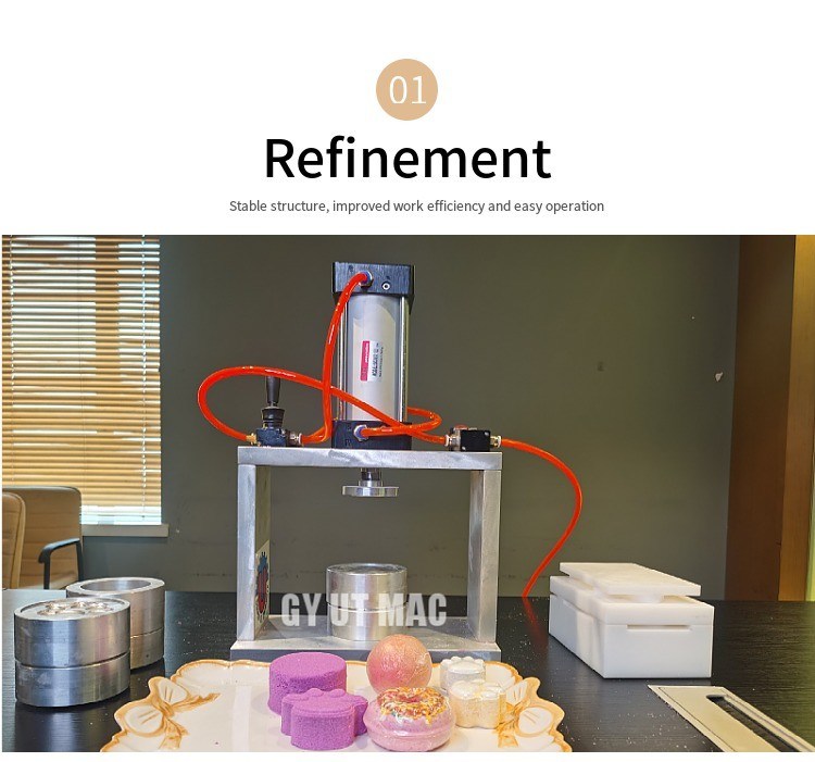 Máquina de fabricación de bombas de baño de varias dimensiones