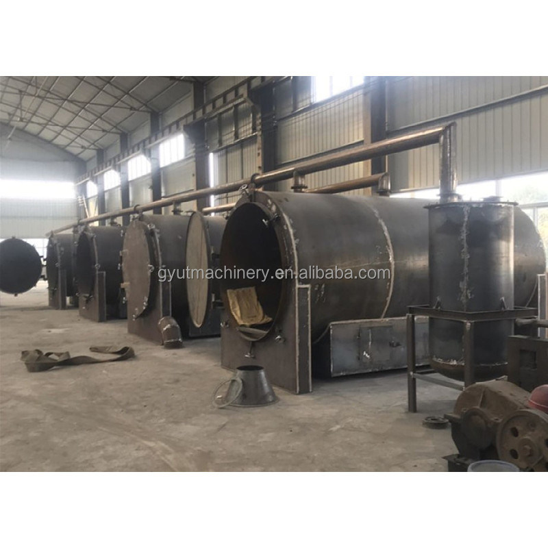 Horno de carbonización de madera para el carbón para hacer 4-8 horas Tiempo de carbonización Sin fumar