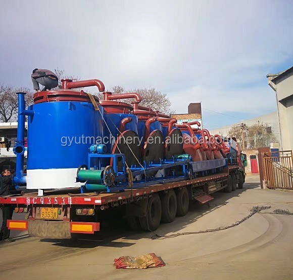 3.0*3.5*5.5 Equipo de elevación de aserraderos Briquetas de leña Horno de carbón