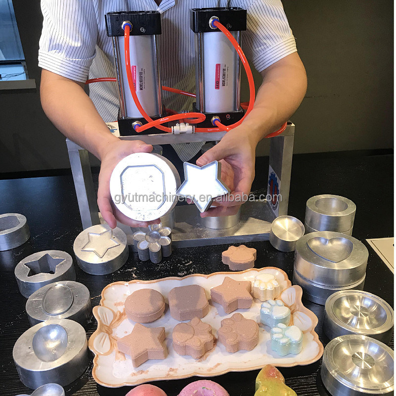 Tiendas de materiales de construcción Molde de prensa de bolas de baño Máquina de vapor personalizada para molde de bolas de sal