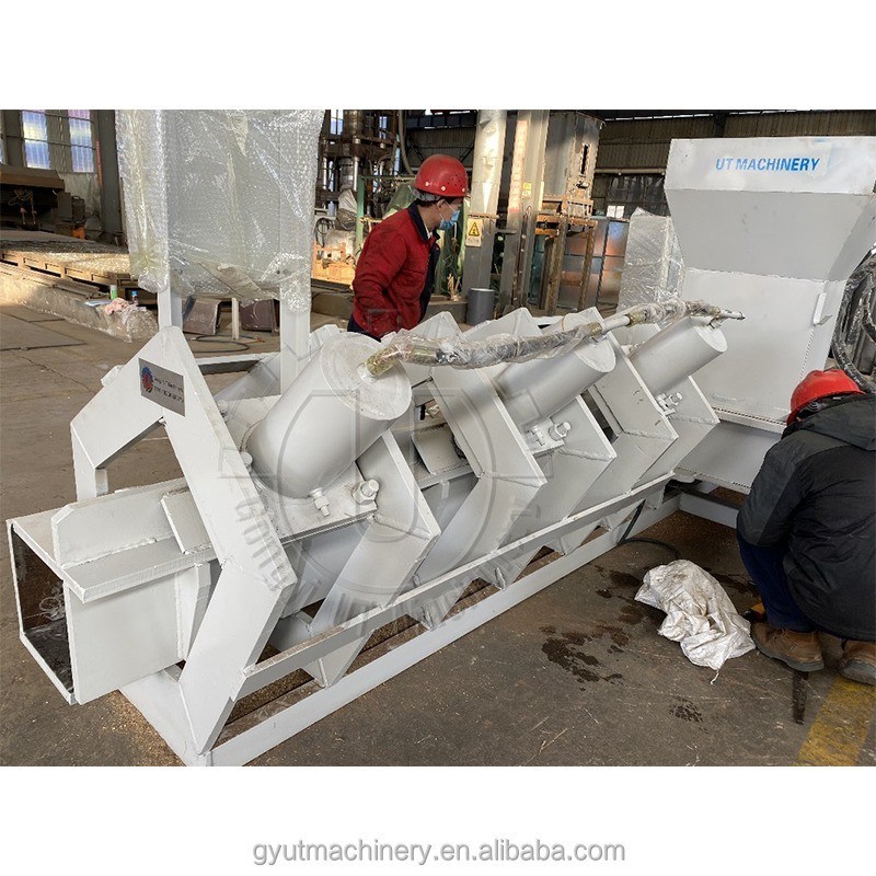 5 kg Tamaño de alimentación Máquina de prensado de bloques hidráulica de turba de coco Tipo horizontal para bloques