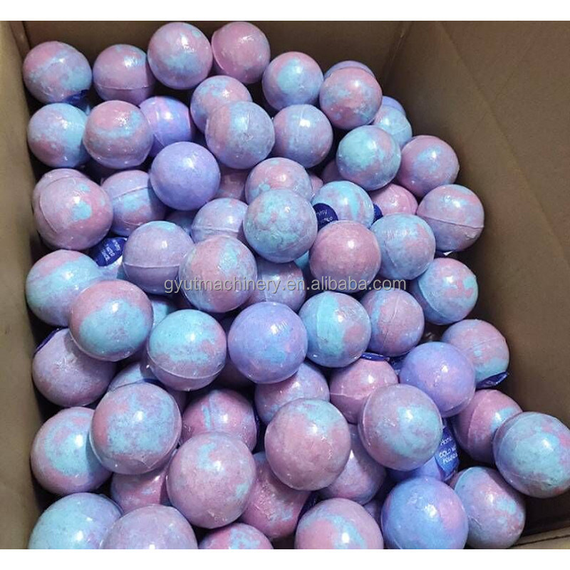 Máquina de embalaje de barras de jabón y pelotas de baño con soporte técnico de vídeo