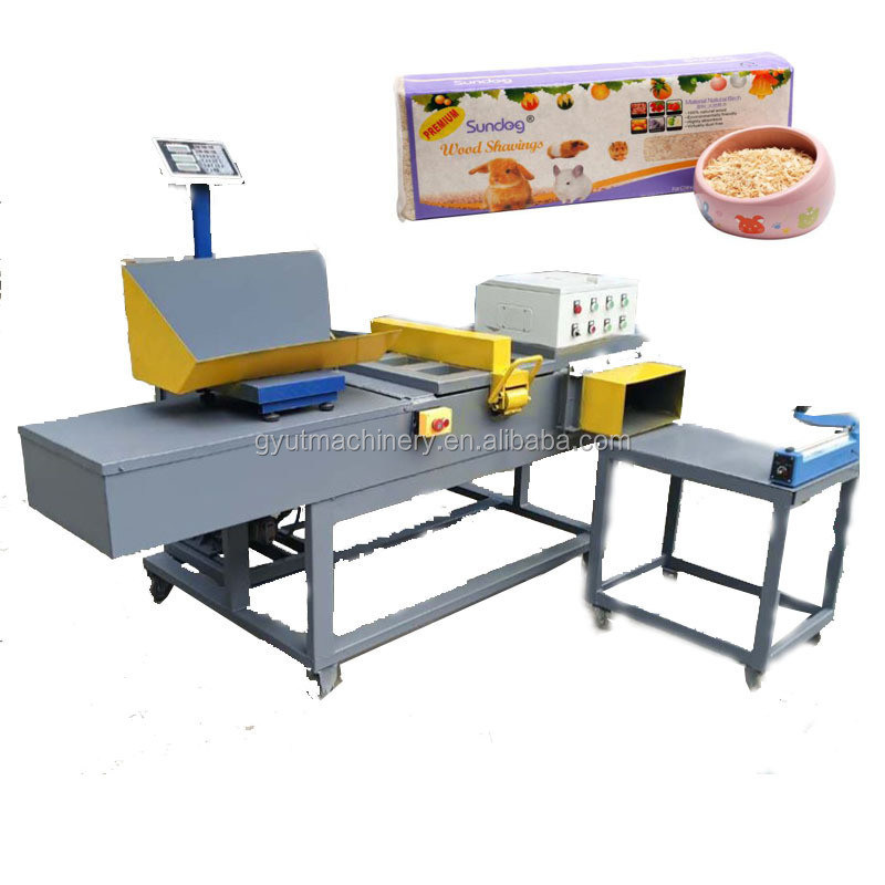 Descuento de 10% Envasadora automática de afeitar madera para ropa de cama de animales