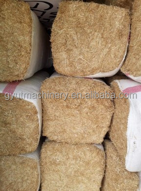 Maíz de paja picada Silage Parches de madera Serradura de madera Cocopeat Baler Tipo de embalaje Bolsas