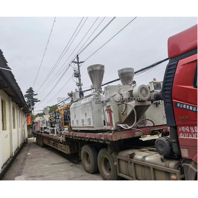 Máquina de extrusión de tuberías de PVC de doble tornillo para la línea de producción de tubos de agua/PVC