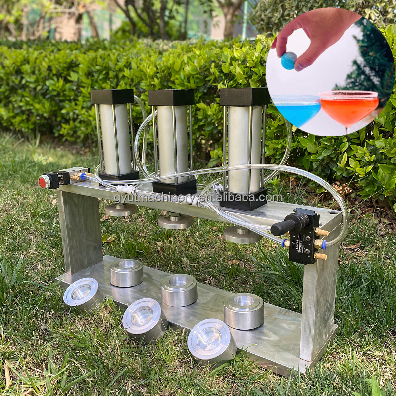 Máquina de moldeado de prensa de bolas de bebidas hechas a mano para hacer barras de diseño avanzado