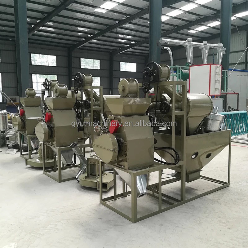 300 kg por hora Molino de harina de maíz con apoyo técnico competitivo y video