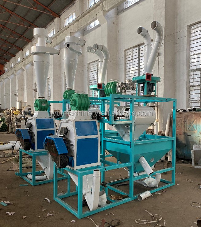 300 kg por hora Molino de harina de maíz con apoyo técnico competitivo y video