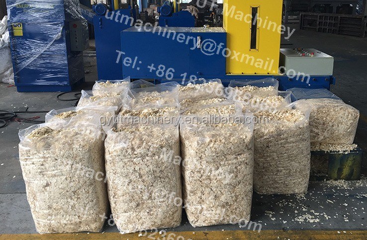 Máquina para comprimir el polvo de sierra de madera con motor eléctrico