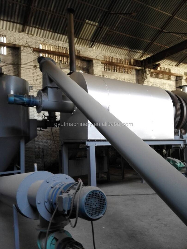 Estufas de carbonización de biocarbono multifunción de 15kw para hacer carbón de barbacoa con troncos de madera