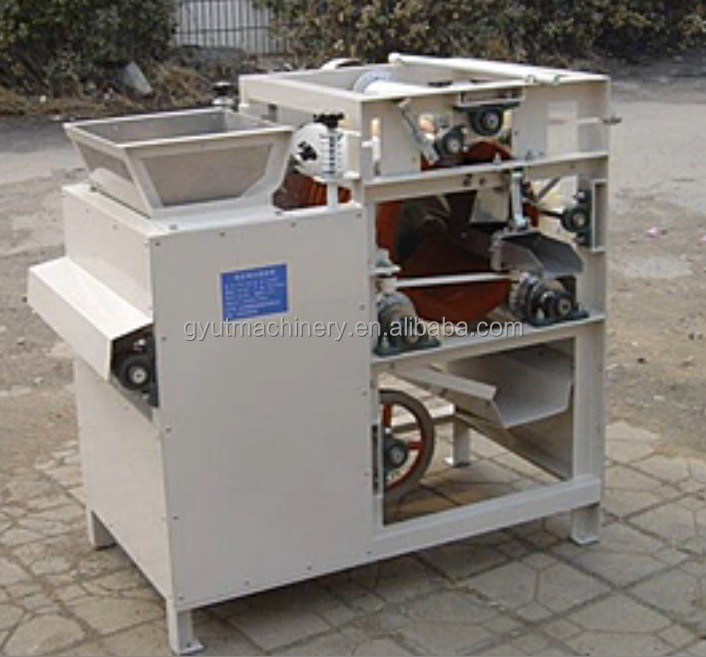 Máquina de exfoliación húmeda para el agrietamiento y el agrietamiento de los núcleos de albaricoques