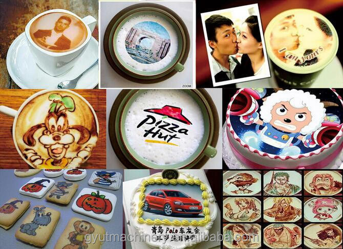 Impresora de café de tinta comestible con conexión de alta velocidad USB2.0 para impresión de arte selfie latte