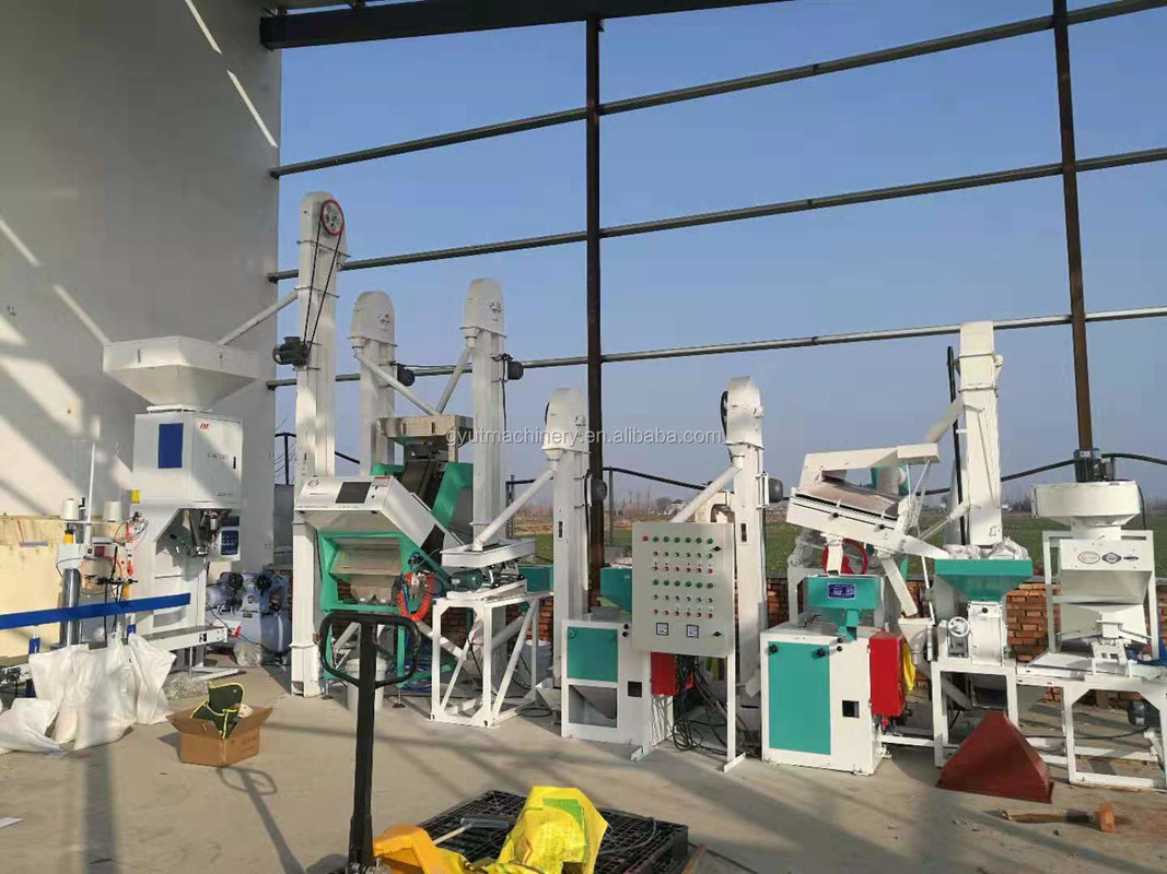 120 KG Máquina automática de molino de arroz para planta de procesamiento de arroz en Bangladesh