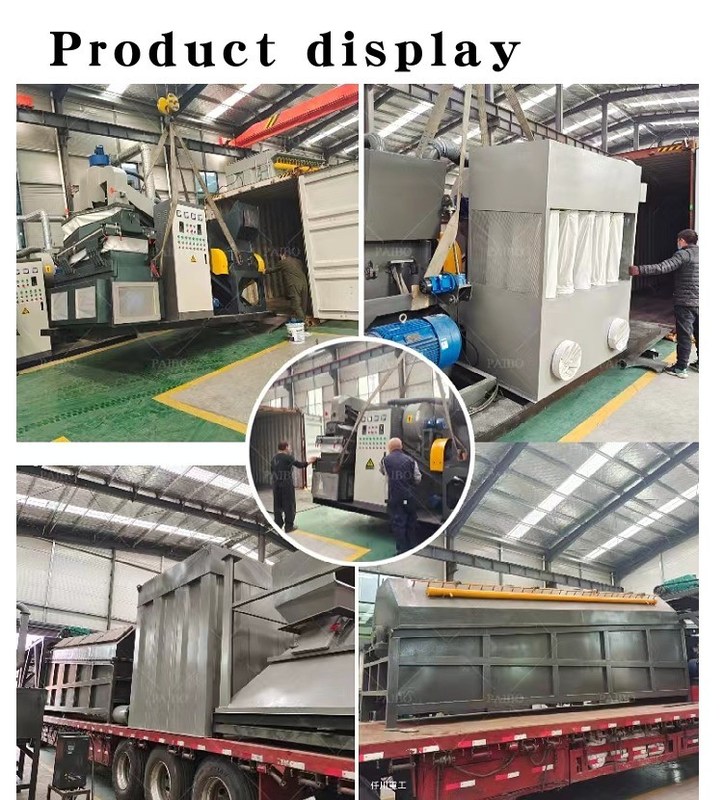 Máquina de molienda de cable monofásico de soporte para el reciclaje de material de cable de alambre de cobre residual