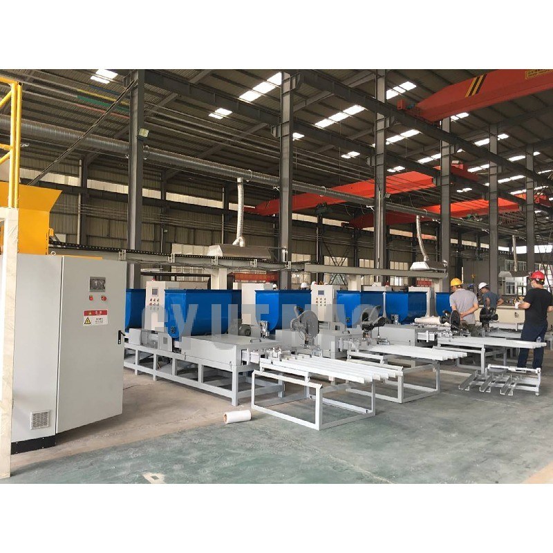 75mm*75mm Paletas de madera Pies Maquina de hacer bloques de madera perfecta para obras de construcción