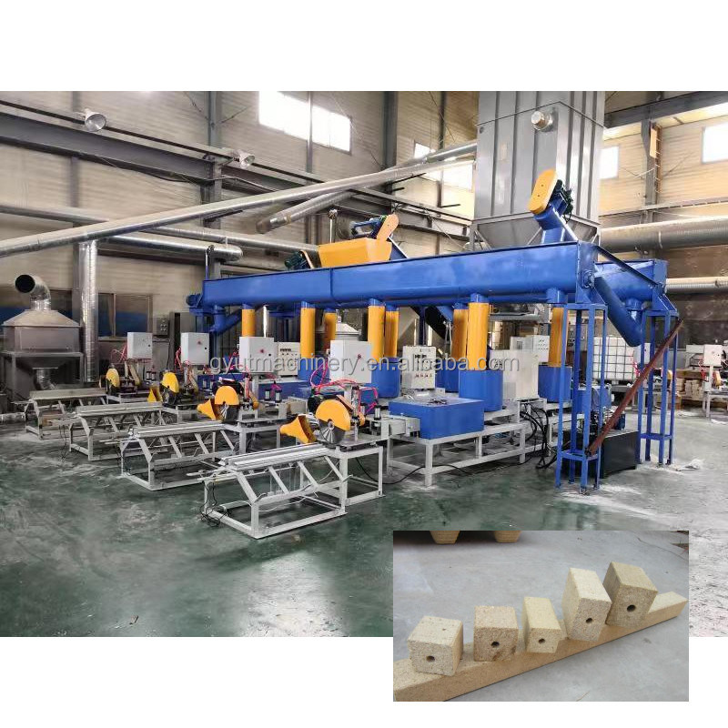 Máquina de clavado de palets totalmente automática para palets de madera euro 2-2.5m3/24H Capacidad