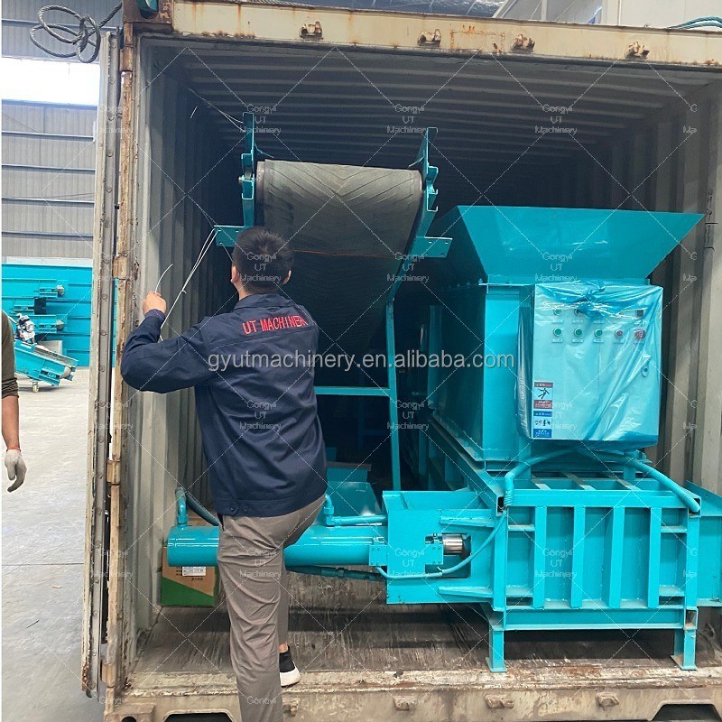 80-120 Balas Alta capacidad Alfalfa Hay Presión de la máquina de bloques Hojas de paja comprimidor de la paleta