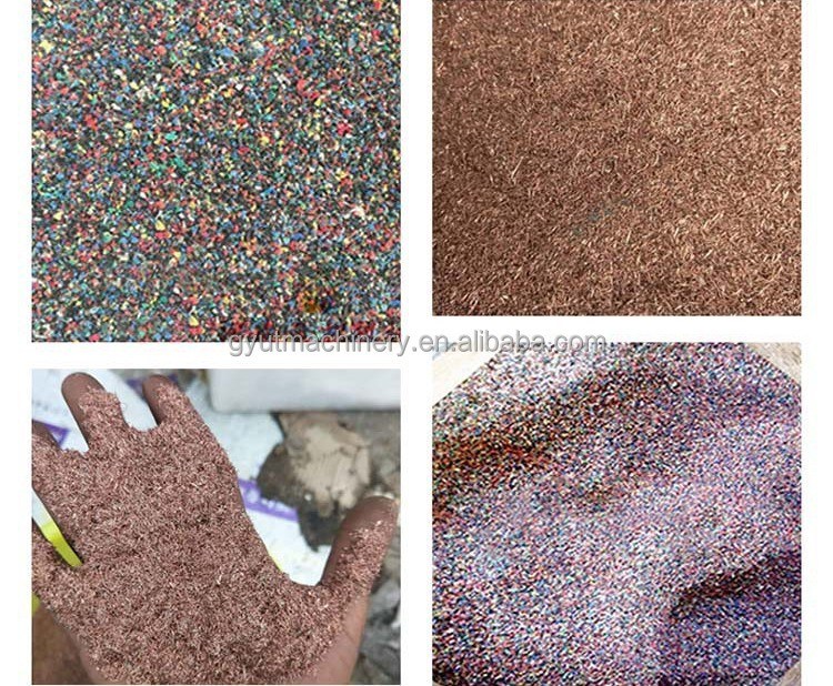 1200 kg Peso Máquinas de separación de cables de cobre para el reciclaje Máquinas de separación de desechos de cables para granulador