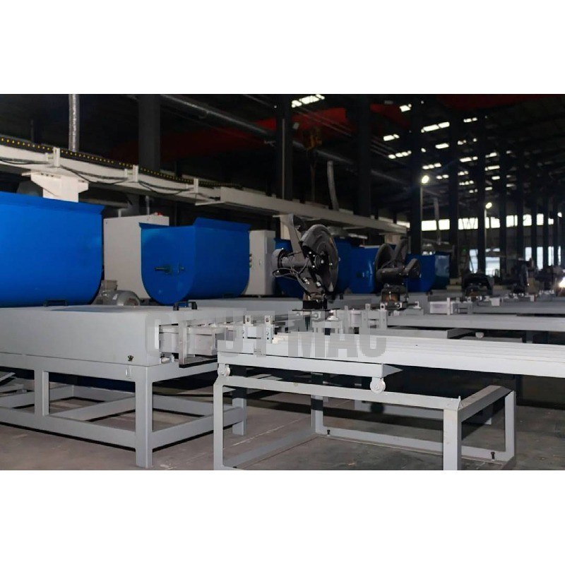 Compresor de aserrín para el control de tipo de empuje en caliente y máquina tenoner de cola de paloma CNC