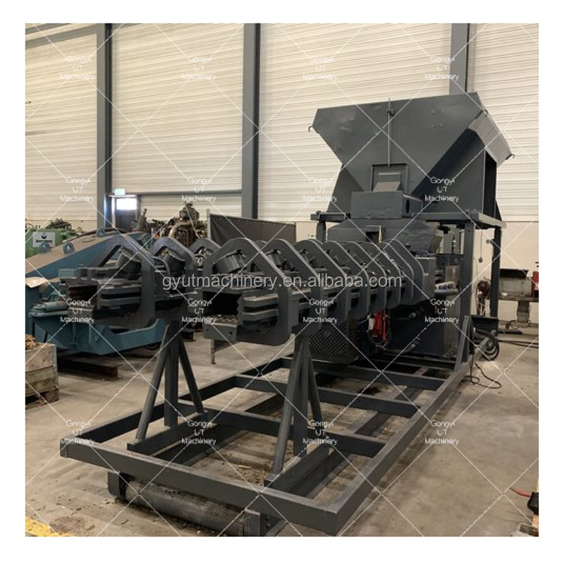 500 KG Peso 2024 Biomasa Madera Prensa de pistón de briqueteo para varillas de barra de combustible