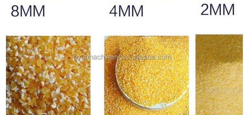 Maquina de trituración de maíz para alimentos para pollos de granos de maíz duradero para un rendimiento estable