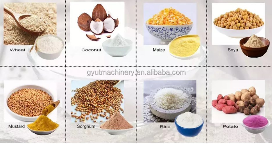 Maquina de trituración de maíz para alimentos para pollos de granos de maíz duradero para un rendimiento estable