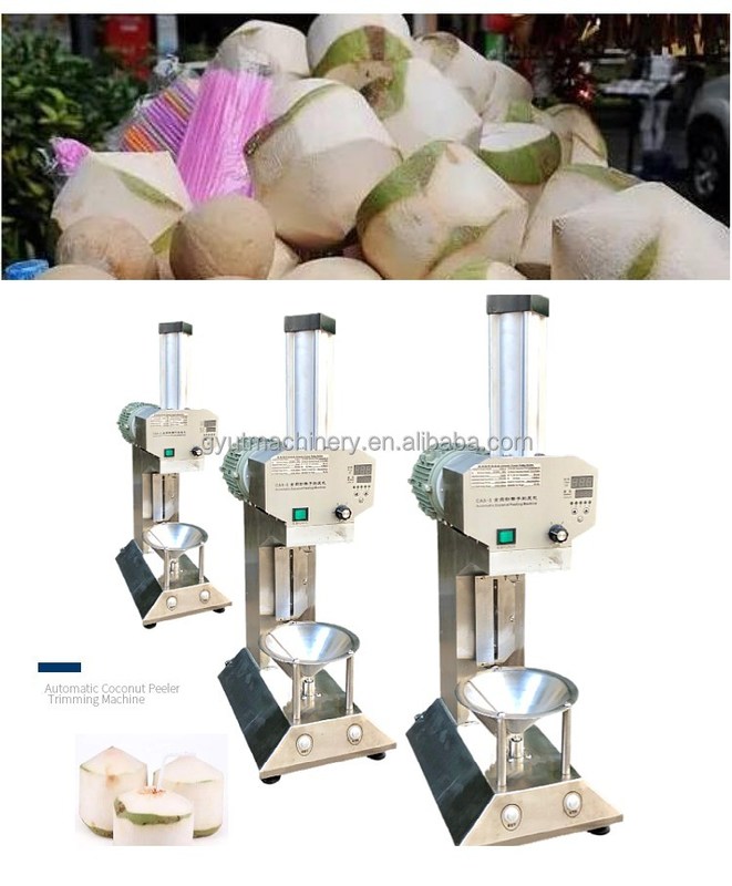 Mejorar su juego de producción de fragmentos con 0.8kw Green Coconut Peeler Trimming Dehusker
