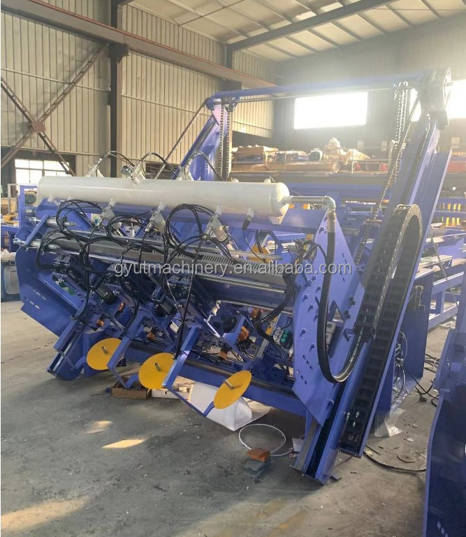 Máquina de bandaje de extremo de prensado en caliente para la producción de palés de madera