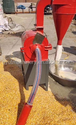 Máquina de moler grano de maíz con motor diesel de autoaspiración para moler piensos de soja de maíz