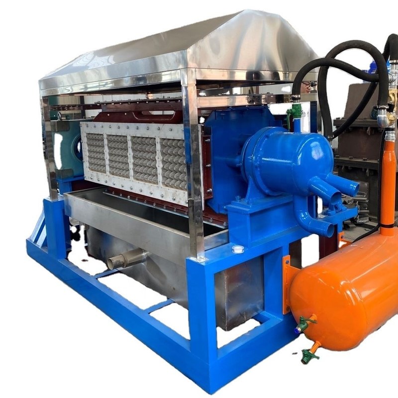 Diseño de una máquina automática de prensado/formación/moldado de placas de huevo de papel con voltaje de 380 V