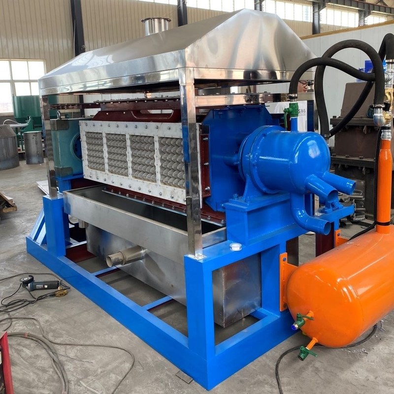 Diseño de una máquina automática de prensado/formación/moldado de placas de huevo de papel con voltaje de 380 V