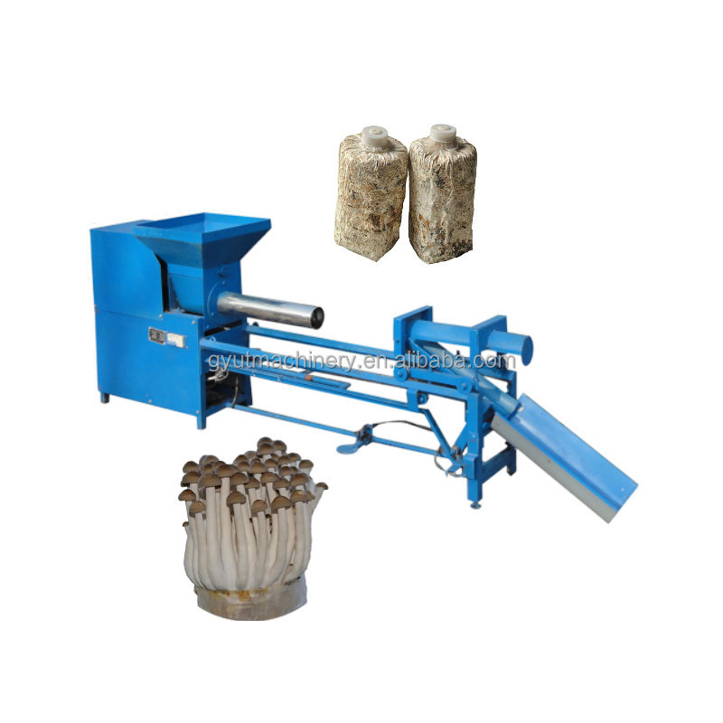 Saco de cultivo de champiñones de ostras Shiitake llenando la línea de producción con color personalizable