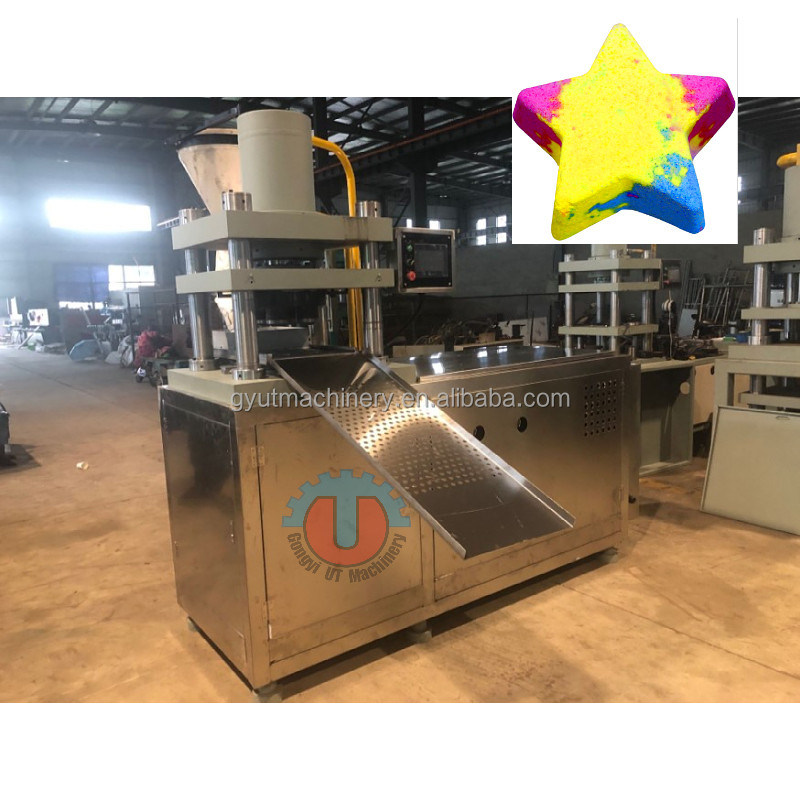 Máquina de moldeado de bolas de baño automática completa para hacer bombas de baño redondas cuadradas