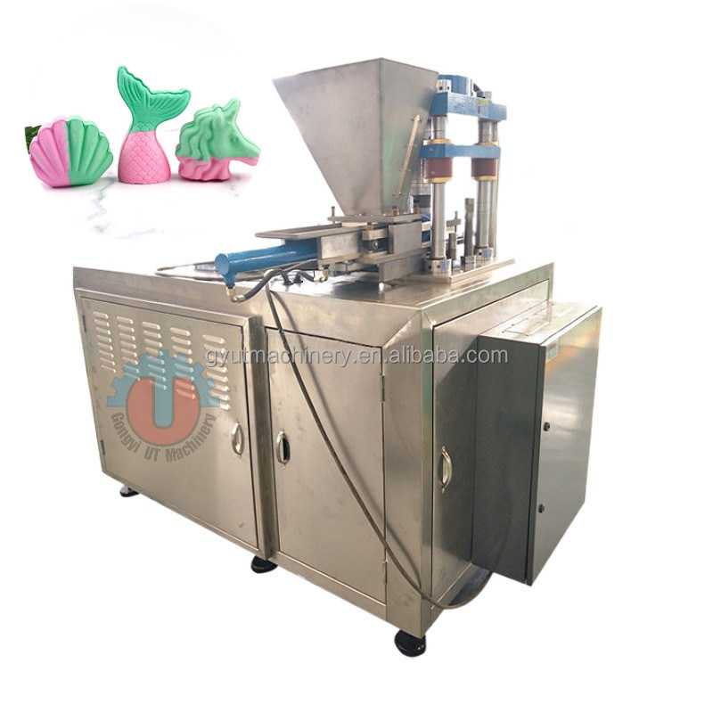 Máquina de moldeado de bolas de baño automática completa para hacer bombas de baño redondas cuadradas