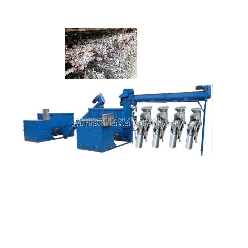 Máquina para cultivar bolsas de champiñones Shiitake/Voltaje 220V/380V/Máquina para empacar champiñones Shiitake