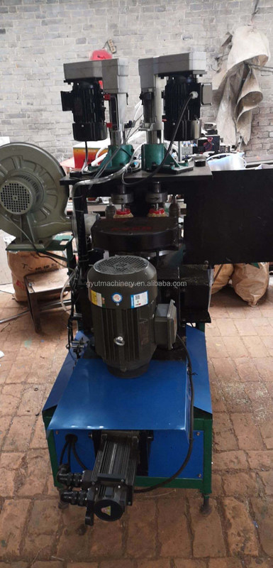 Máquina de hacer cepillos de alambre de acero inoxidable de biselada anudada de 220v con 2 orificios/h