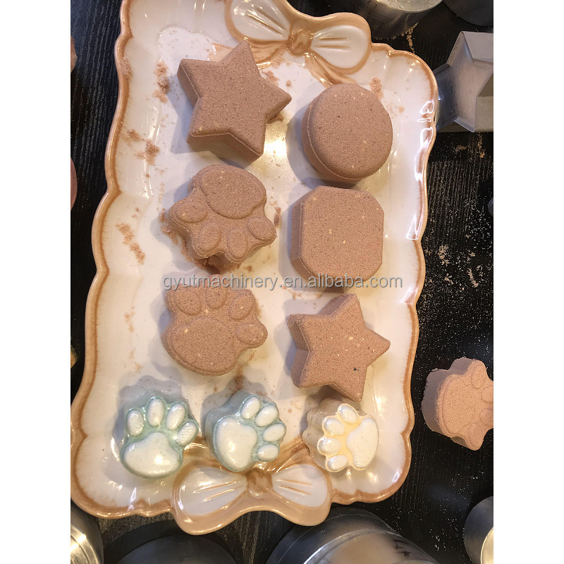 Bar de champú casero profesional bomba de baño de burbujas máquina de prensa de fizzer para hacer burbujas