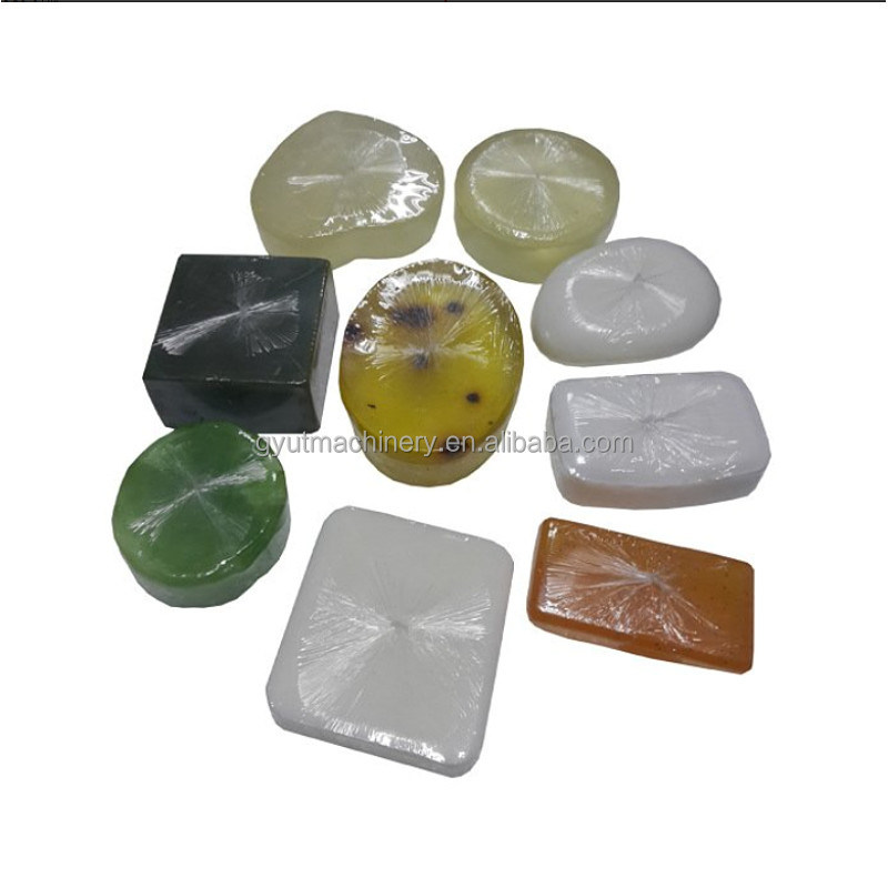 Máquina de embalaje para bolsas con película estirante de jabón conveniente Bar redonda a presión de aire