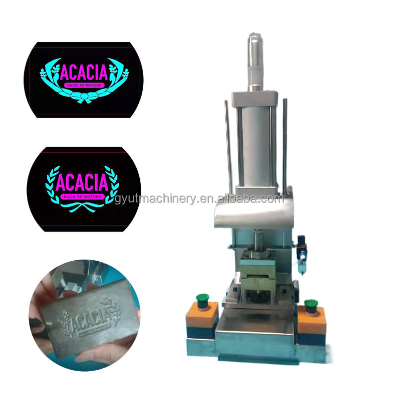 Máquina de estampado de obras de construcción para diferentes formas de jabón Impresión de logotipos