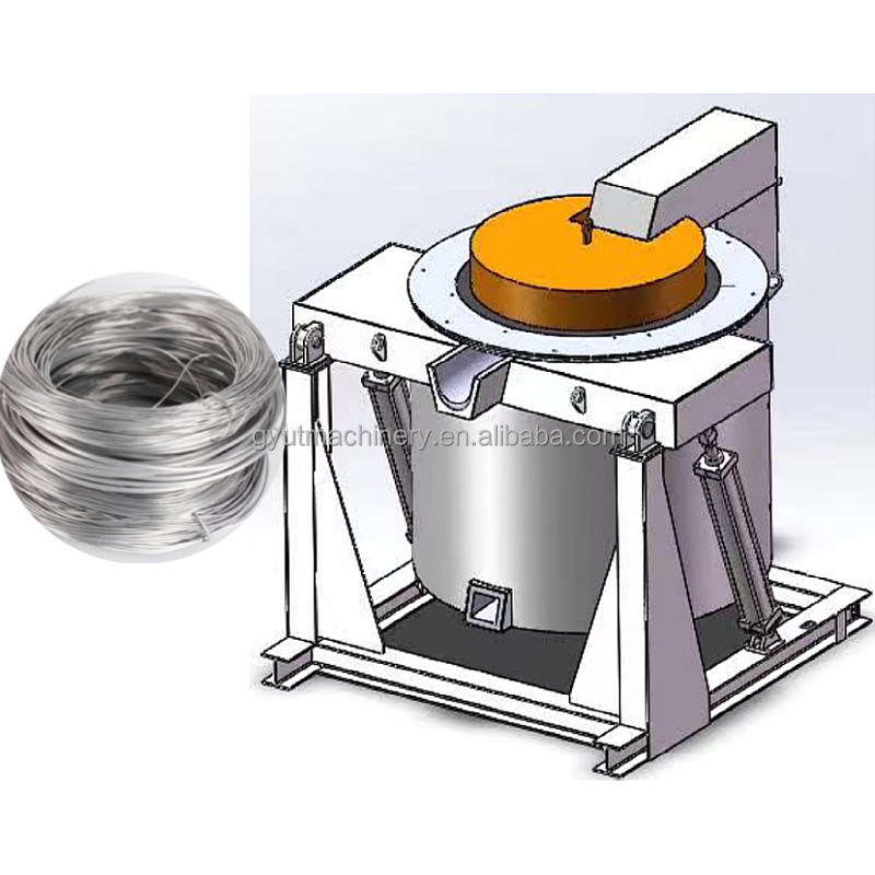 Máquina de fundición de alambre de aluminio con remaches para el mercado peruano Materia prima residuos de aluminio