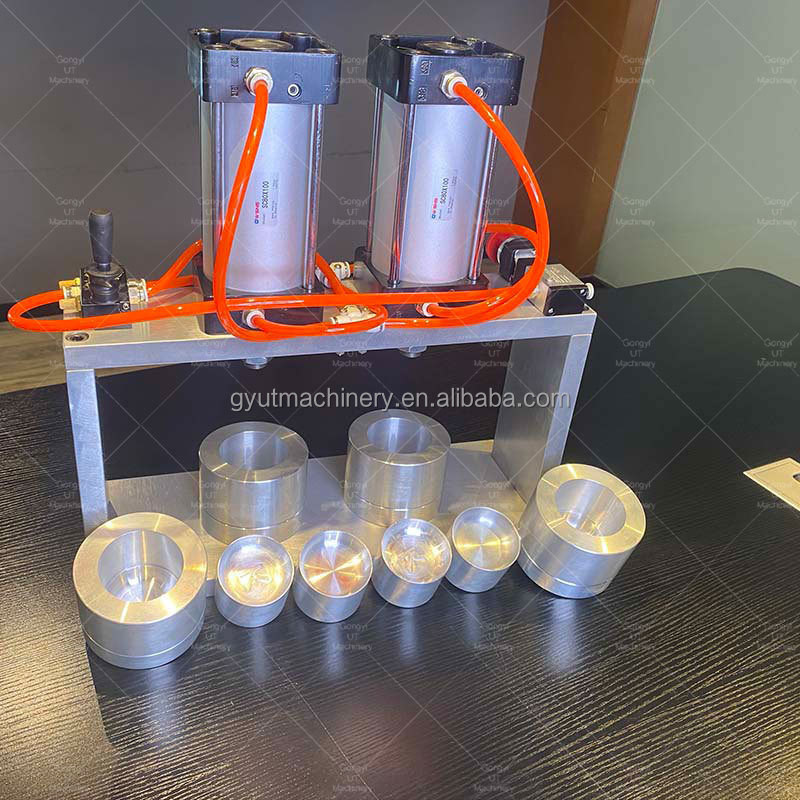 Máquina de prensa manual neumática para fabricar bombas de baño y barras de champú hechas a mano en casa