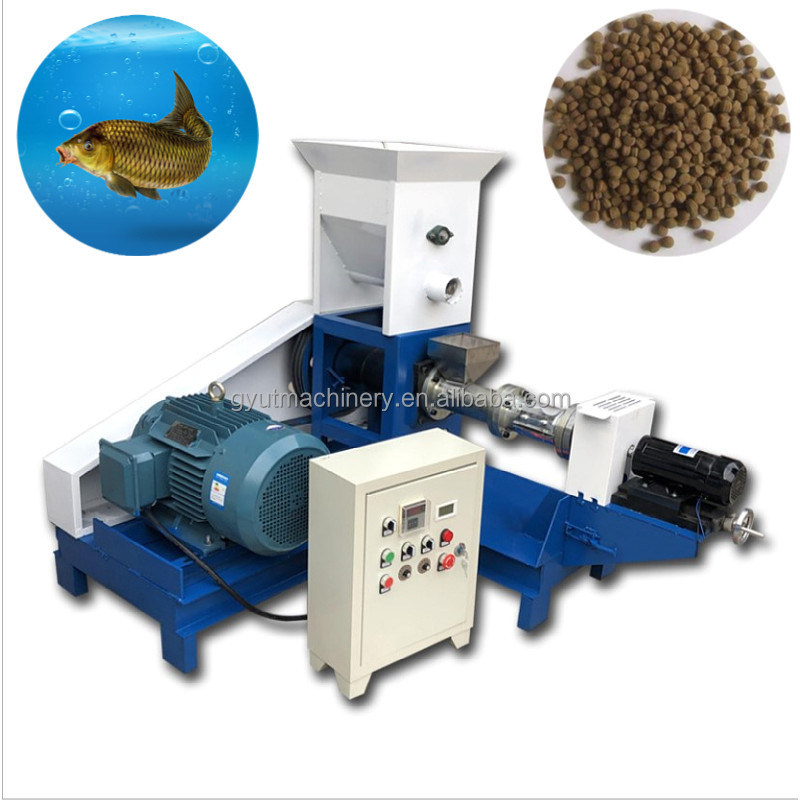 Trabajo automático 400-500KG/H máquina de pellets flotante comercial para alimentos para peces para mascotas